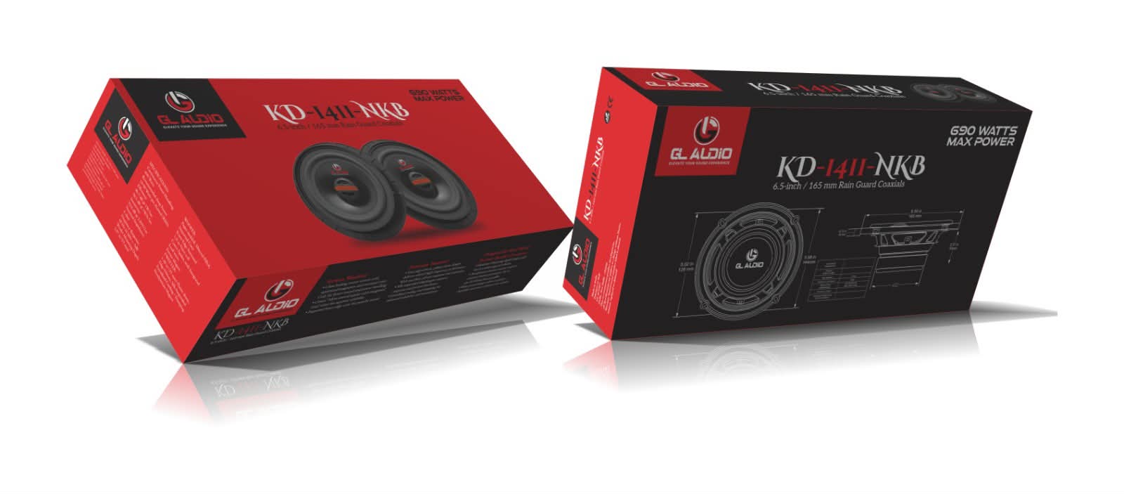 GL Audio 6.5 inch car speaker